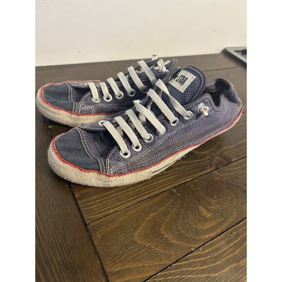 Converse All Star Raw Edge 136548C Blue Red Stitch Men’s 10 Rare Japan Style - Picture 1 of 6
